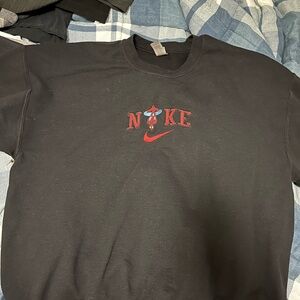 Nike Black Sweatshirt Spiderman Long Sleeve